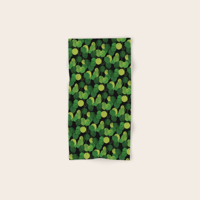 Black Pliea Peperonioides interior plant Bath Towel Gallery Image 1