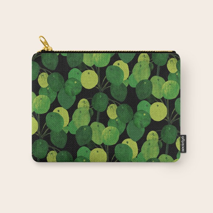 Black Pliea Peperonioides interior plant Carry All Pouch Gallery Image 1