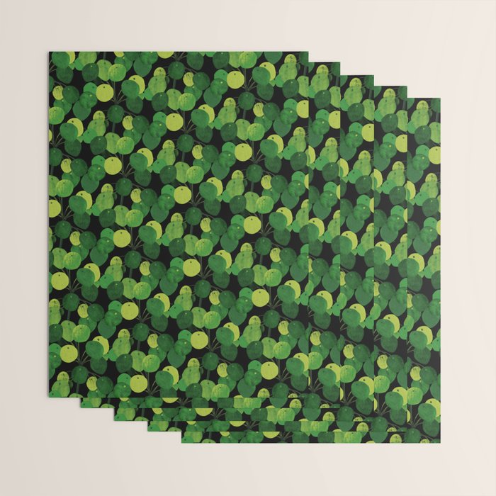 Black Pliea Peperonioides interior plant Wrapping Paper Gallery Image 3