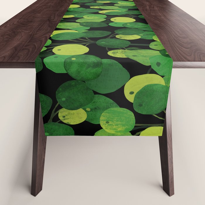 Black Pliea Peperonioides interior plant Table Runner Gallery Image 1