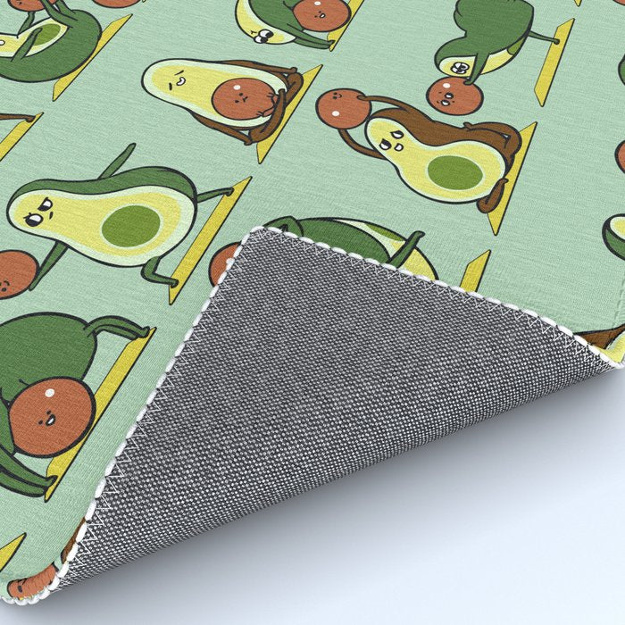 Avocado Yoga With The Seed Rug Gallery Image 4