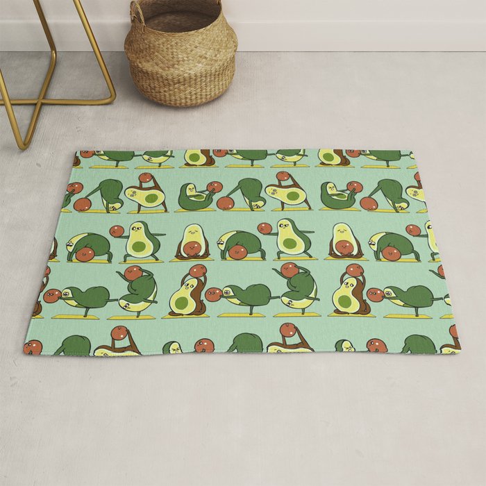 Avocado Yoga With The Seed Rug Gallery Image 1