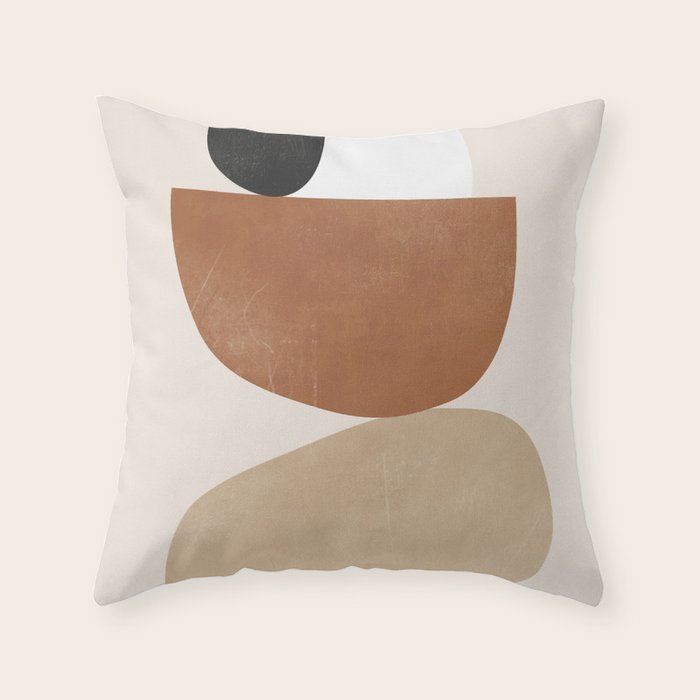 Minimal Abstract Art 41 Throw Pillow Gallery Image 1