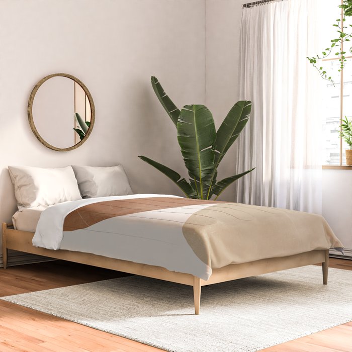 Minimal Abstract Art 41 Comforter Gallery Image 2