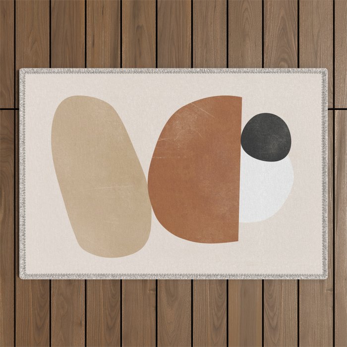 Minimal Abstract Art 41 Outdoor Rug Gallery Image 1