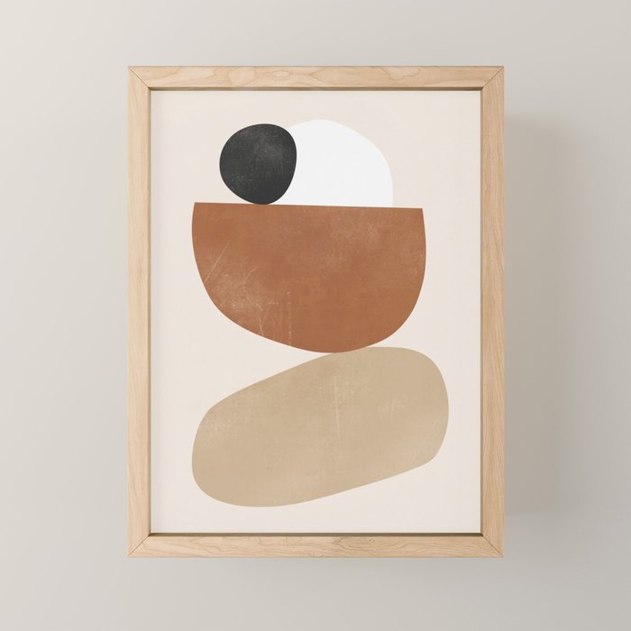 Minimal Abstract Art 41 Mini Art Print Gallery Image 1