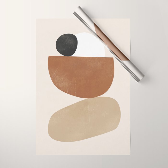 Minimal Abstract Art 41 Wrapping Paper Gallery Image 1