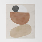 Minimal Abstract Art 41 Throw Blanket Gallery Image 2