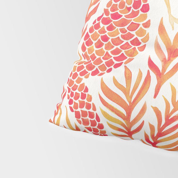 Kelp Forest Mermaid - Peach Palette Pillow Sham Gallery Image 4
