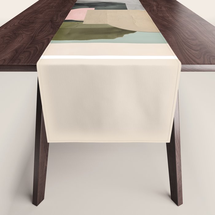 Soft Geometry III Table Runner Gallery Image 1