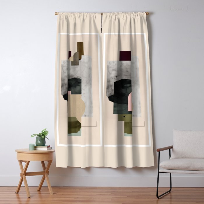 Soft Geometry III Window Curtain Gallery Image 5