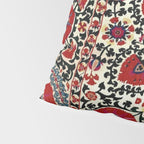 Shakhrisyabz Suzani 19th Century Uzbekistan Embroidery  Pillow Sham Gallery Image 4