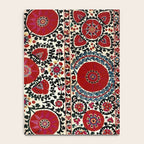 Shakhrisyabz Suzani 19th Century Uzbekistan Embroidery  Notebook Gallery Image 4