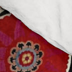 Shakhrisyabz Suzani 19th Century Uzbekistan Embroidery  Comforter Gallery Image 4