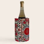 Shakhrisyabz Suzani 19th Century Uzbekistan Embroidery  Wine Chiller Gallery Image 3