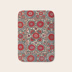 Shakhrisyabz Suzani 19th Century Uzbekistan Embroidery  Bath Mat Gallery Image 1