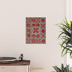 Shakhrisyabz Suzani 19th Century Uzbekistan Embroidery  Poster Gallery Image 2