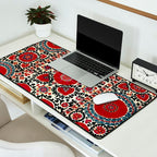 Shakhrisyabz Suzani 19th Century Uzbekistan Embroidery  Desk Mat Gallery Image 2
