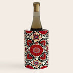 Shakhrisyabz Suzani 19th Century Uzbekistan Embroidery  Wine Chiller Gallery Image 1