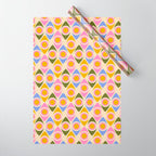 Mid century Modern Geo Pattern 1 Wrapping Paper Gallery Image 1