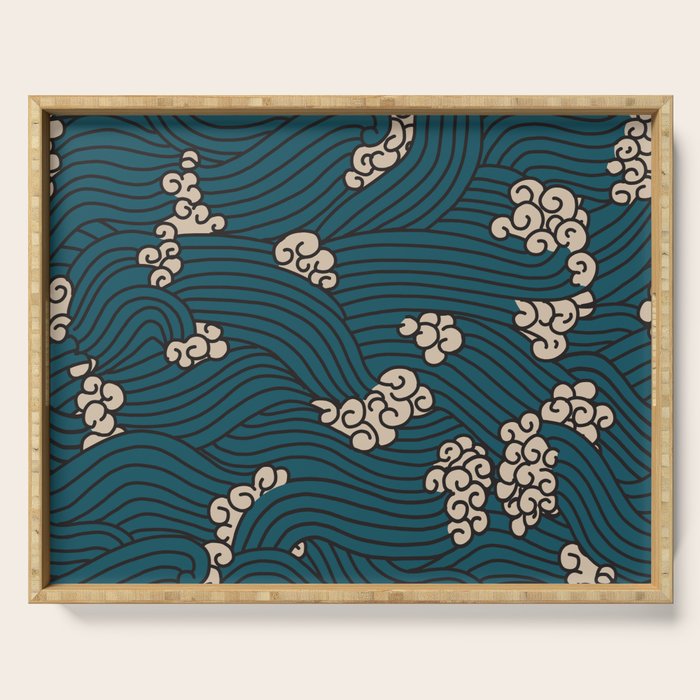 BENGAL CORA WAVE Serving Tray Gallery Image 1