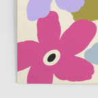 Retro, Bold and Colorful Flowers Poster Gallery Image 3