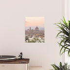 Sunset In Florence, Tuscany Photo | Il Duomo Cathedral In Soft Pastel Colors Art Print | Italy Travel Photography Poster Gallery Image 2