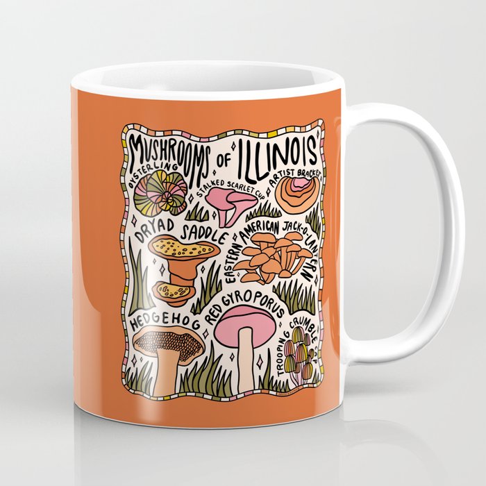 Mushrooms of Illinois Coffee Mug Gallery Image 1