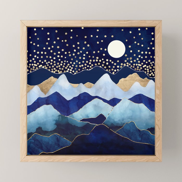 Firefly Stars Mini Art Print Gallery Image 1