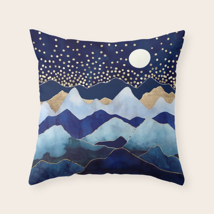Firefly Stars Throw Pillow Gallery Image 6