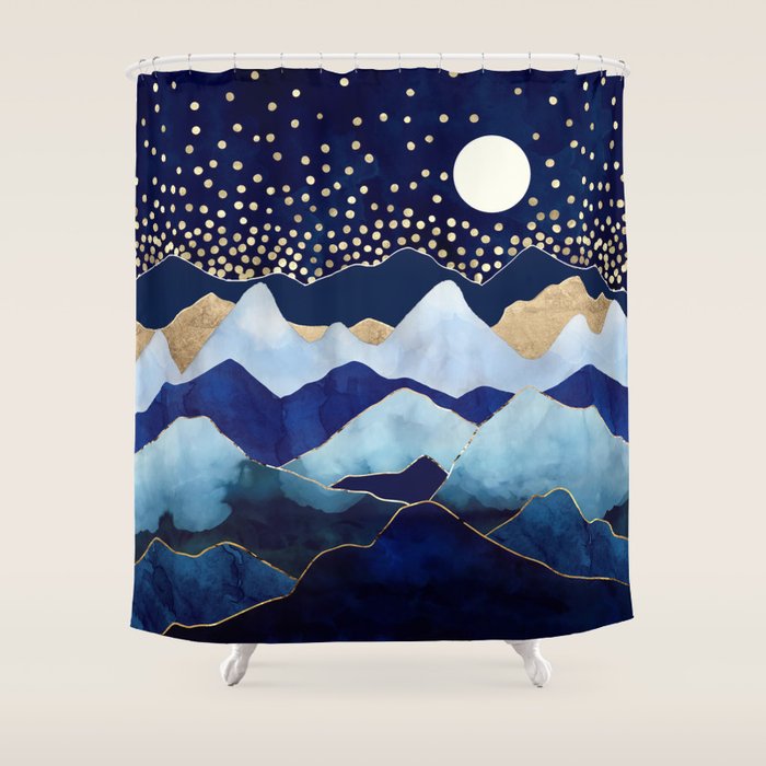 Firefly Stars Shower Curtain Gallery Image 1