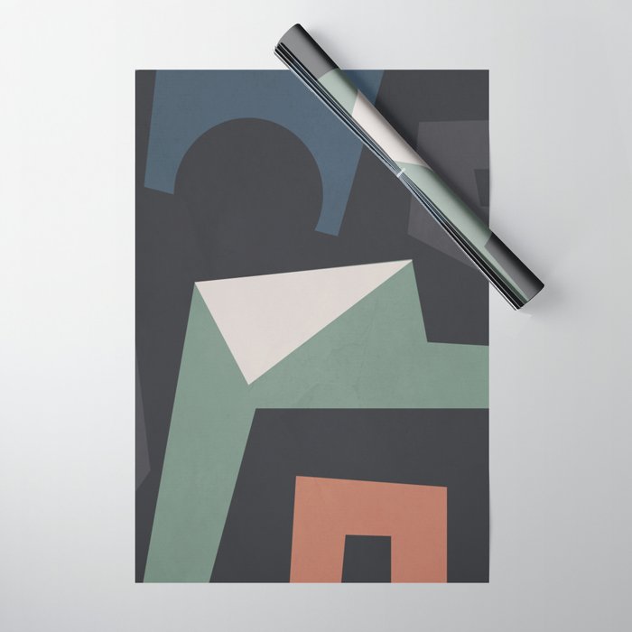 Modern Abstract Art 21 Wrapping Paper Gallery Image 1