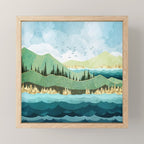 Autumn Shore Mini Art Print Gallery Image 1