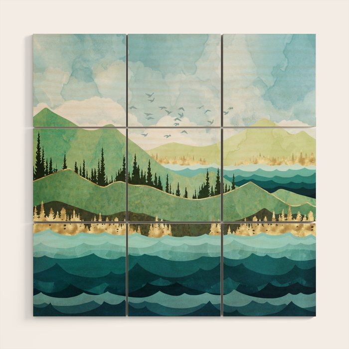 Autumn Shore Wood Wall Art Gallery Image 1