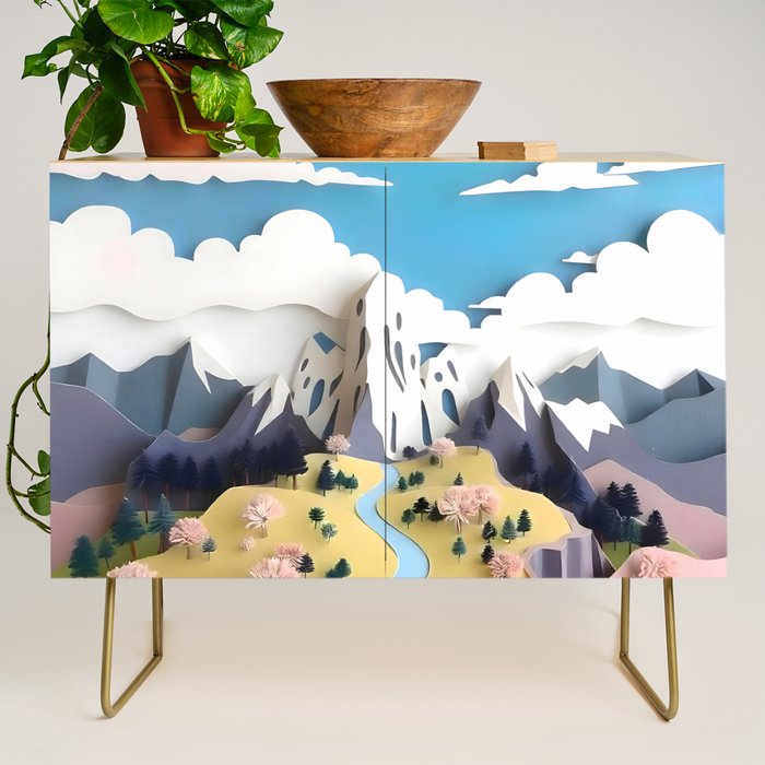 Assemblage Pastel Valley Credenza Gallery Image 1