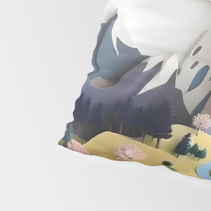 Assemblage Pastel Valley Pillow Sham Gallery Image 4