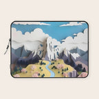 Assemblage Pastel Valley Laptop Sleeve Gallery Image 1