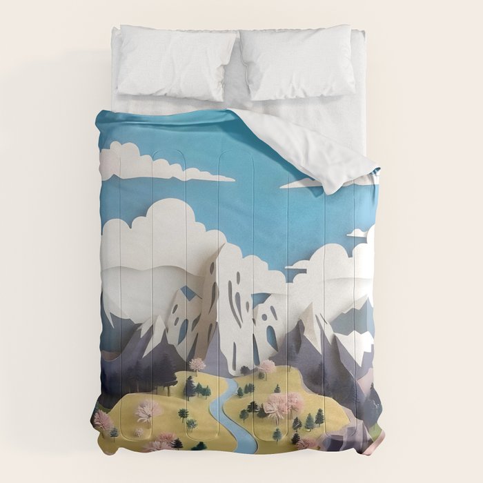 Assemblage Pastel Valley Comforter Gallery Image 6