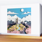 Assemblage Pastel Valley Wall Mural Gallery Image 2