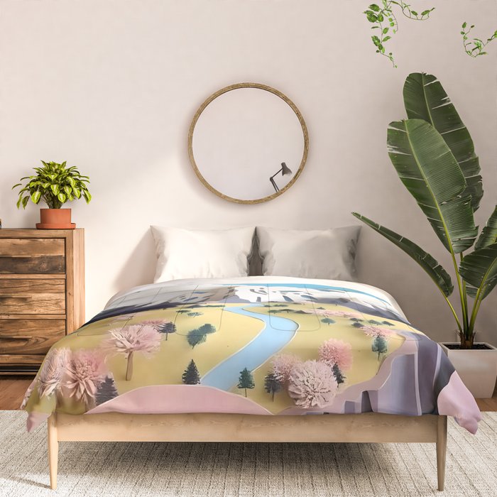 Assemblage Pastel Valley Comforter Gallery Image 3