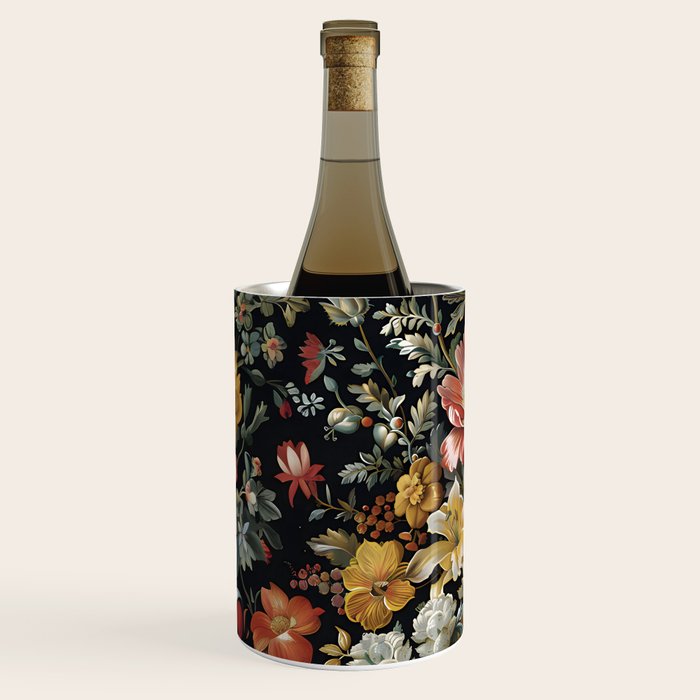 Countryside Bloom Ethereal Dark Floral Wine Chiller Gallery Image 2