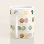 Abstract Bauhaus Dot Pattern Sophisticated Autumn Coffee Mug Gallery Image 4