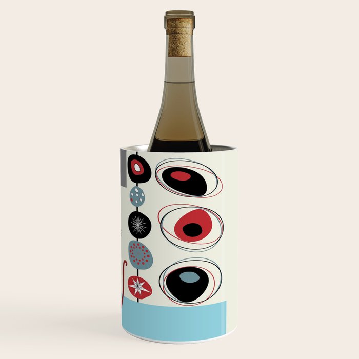 Mid-Century Modern Art Cats Wine Chiller Gallery Image 3