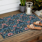 Romantic Botanica - Carnation Outdoor Rug Gallery Image 2