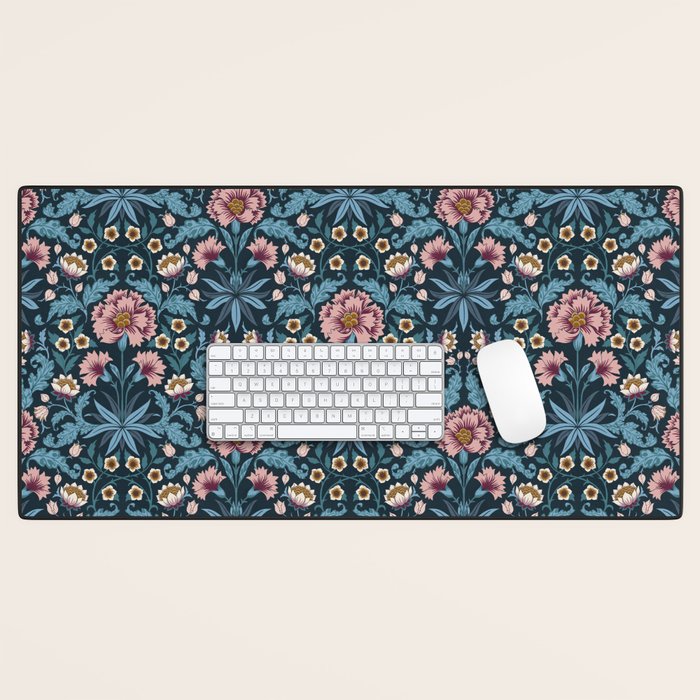 Romantic Botanica - Carnation Desk Mat Gallery Image 1