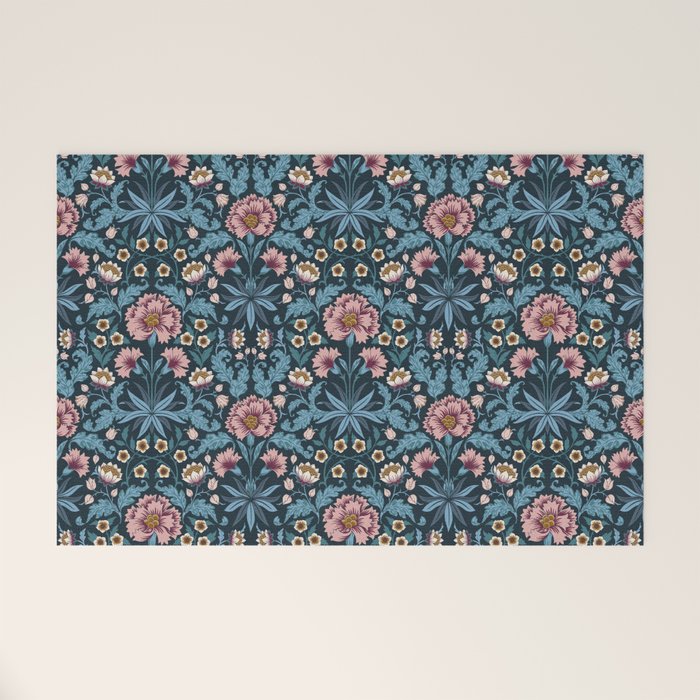 Romantic Botanica - Carnation Welcome Mat Gallery Image 1