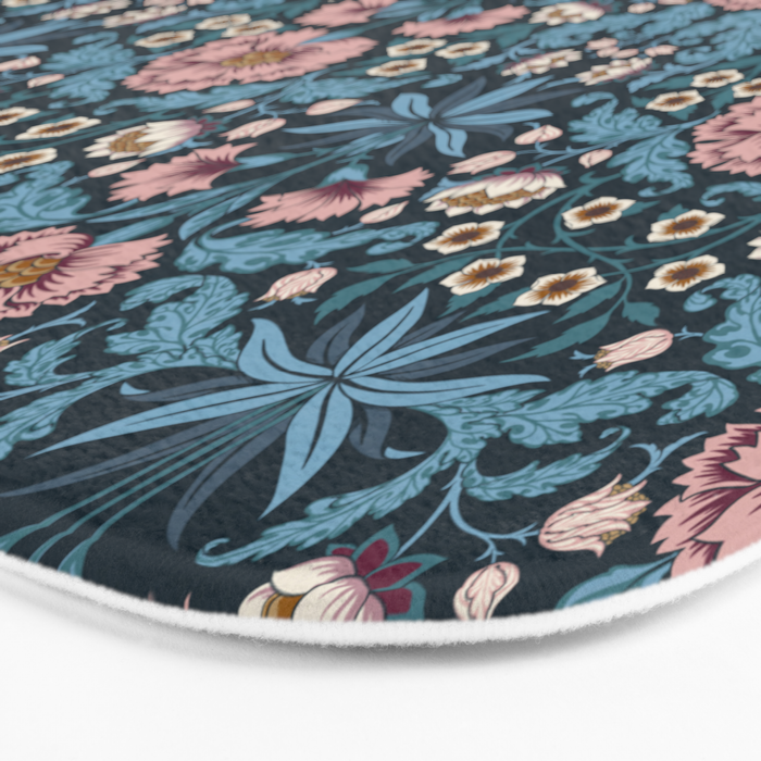 Romantic Botanica - Carnation Bath Mat Gallery Image 3