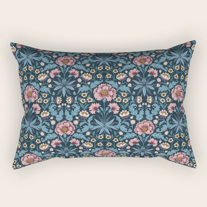 Romantic Botanica - Carnation Rectangular Pillow Gallery Image 1