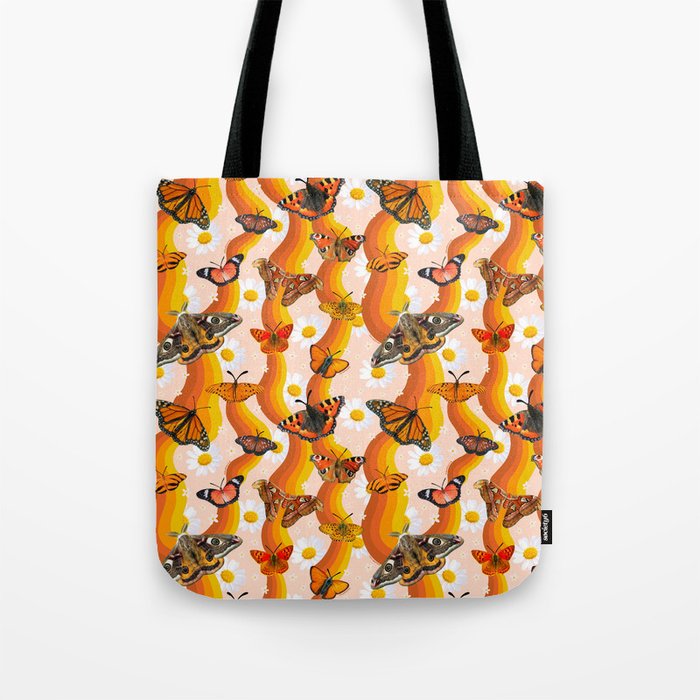 Butterfly Collage Print Tote Bag Gallery Image 1