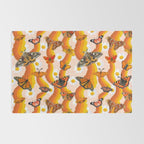 Butterfly Collage Print Rug Gallery Image 2